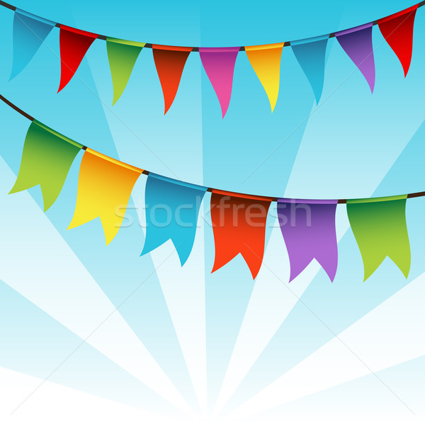 Bunting Flag Decoration Stock photo © cteconsulting