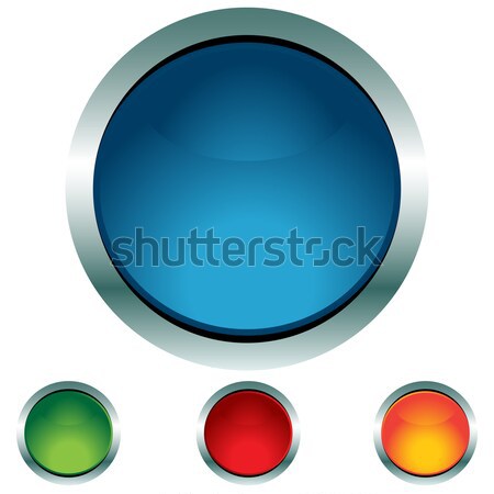 Cercle bouton image art orange [[stock_photo]] © cteconsulting