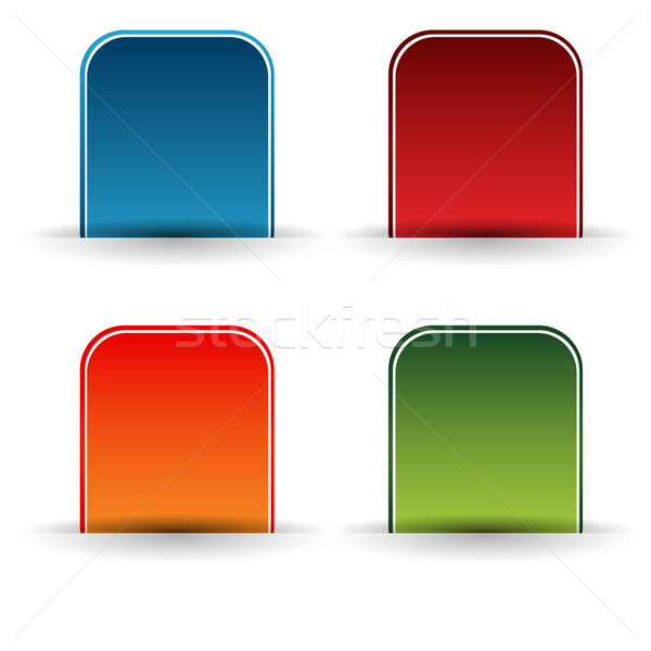 Insert Marker Button Icon Set Stock photo © cteconsulting