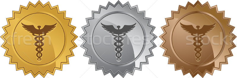 Stock photo: Caduceus Medical Symbol