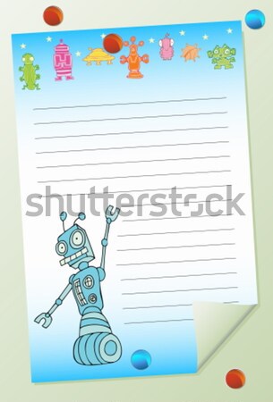 Notepad - Dancing People Stock photo © cteconsulting