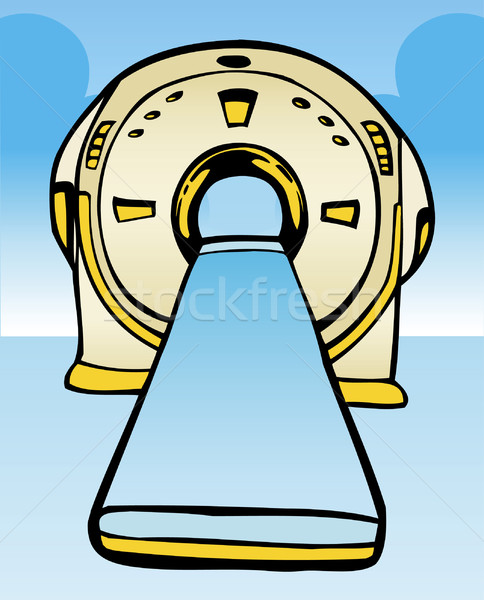 Mri gép mágneses használt orvosok lát Stock fotó © cteconsulting