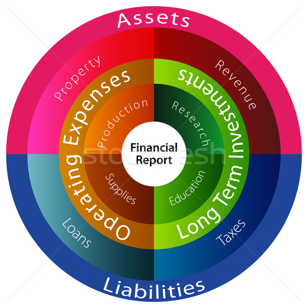 Financial Report Chart Stock photo © cteconsulting