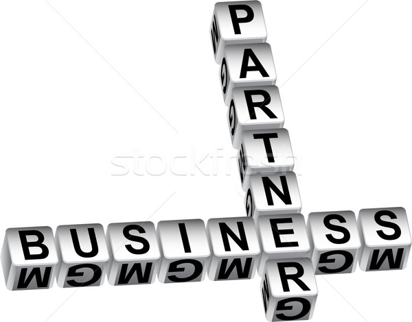 Business Partner Dice Message Stock photo © cteconsulting