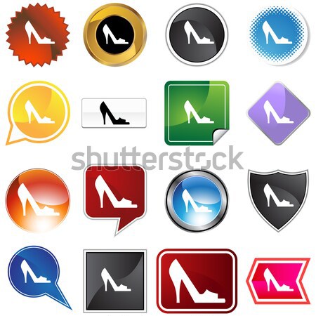 Thin Heel Shoe Variety Set Stock photo © cteconsulting