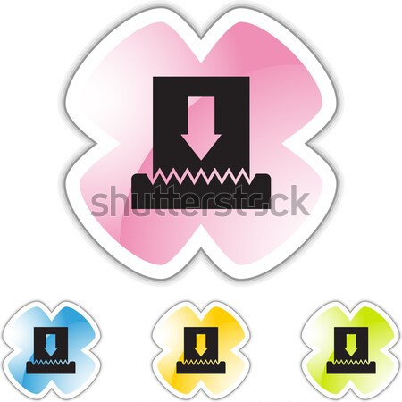 Square Root Crystal Icon Stock photo © cteconsulting