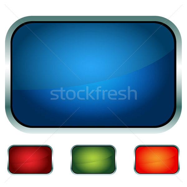 Tech bouton image technologie cadre [[stock_photo]] © cteconsulting