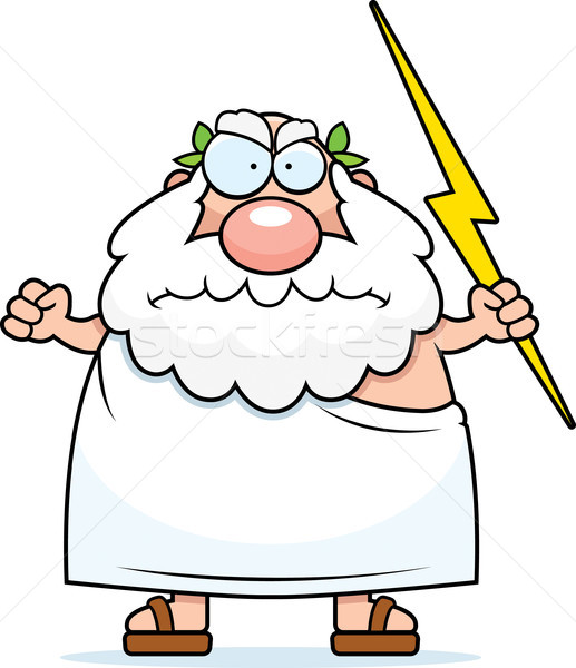 Angry Greek God Stock photo © cthoman