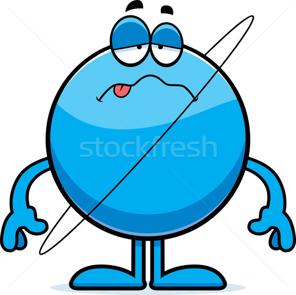 Sick Cartoon Uranus Stock photo © cthoman