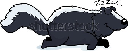 Angry Cartoon Skunk Stock photo © cthoman