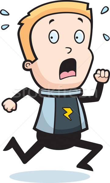 Astronaut Running Stock photo © cthoman