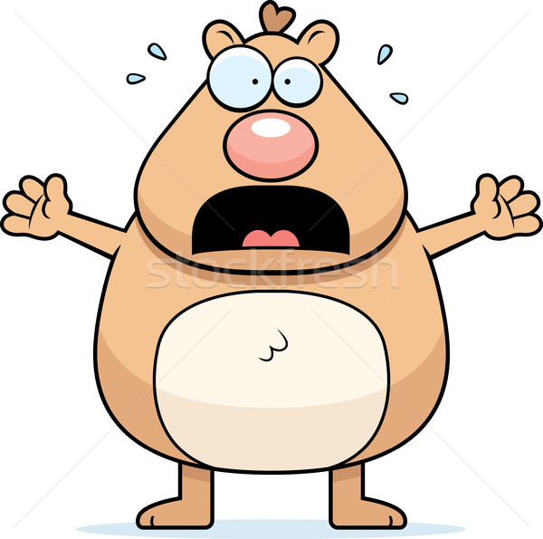 Cartoon Hamster Panicking Stock photo © cthoman