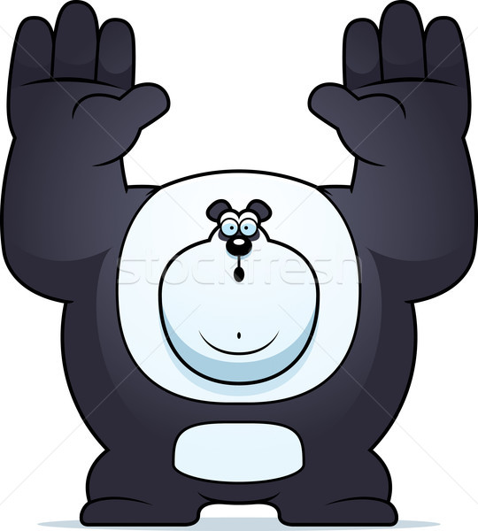 Cartoon Panda Surrender Stock photo © cthoman
