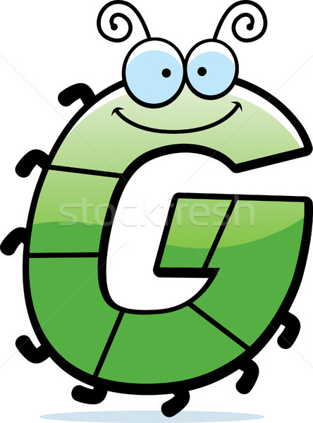 Cartoon Letter G Bug Stock photo © cthoman