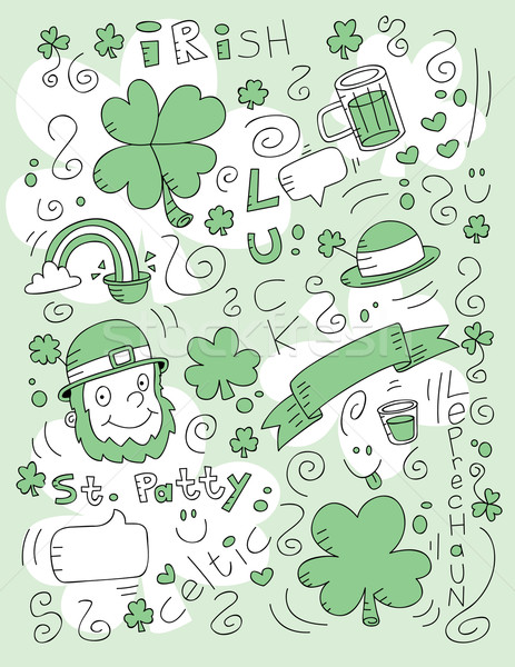 Irish Doodle Stock photo © cthoman