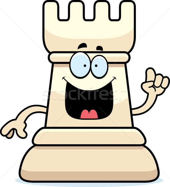 Cartoon Chess Rook Idea Stock photo © cthoman