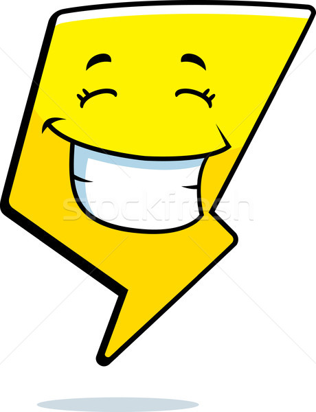 Lightning Bolt Smiling Stock photo © cthoman