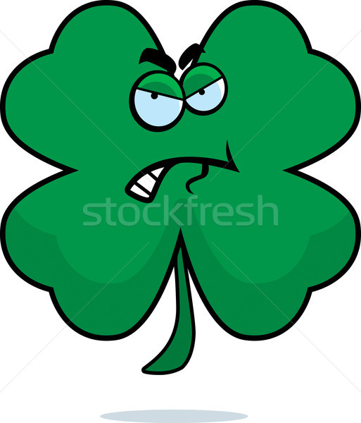 Angry Clover Stock photo © cthoman