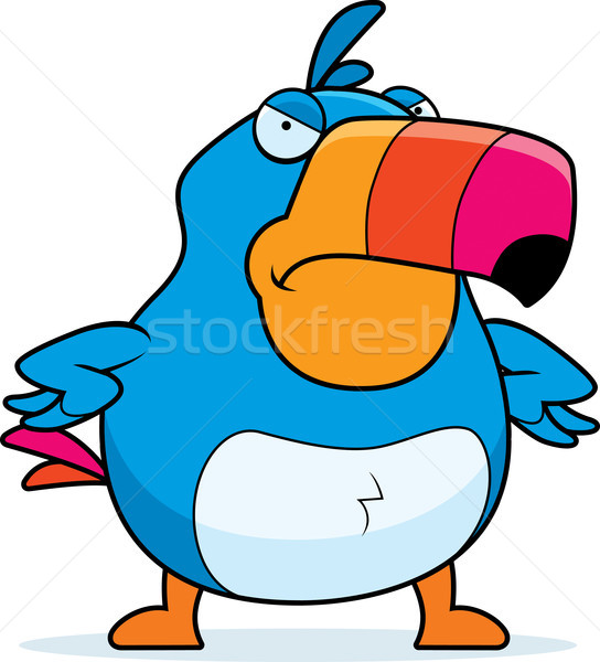 Angry Cartoon Toucan Stock photo © cthoman