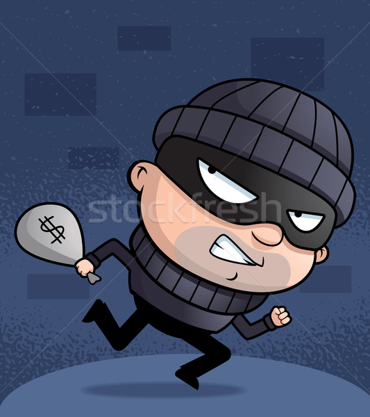 Burglar Running Stock photo © cthoman