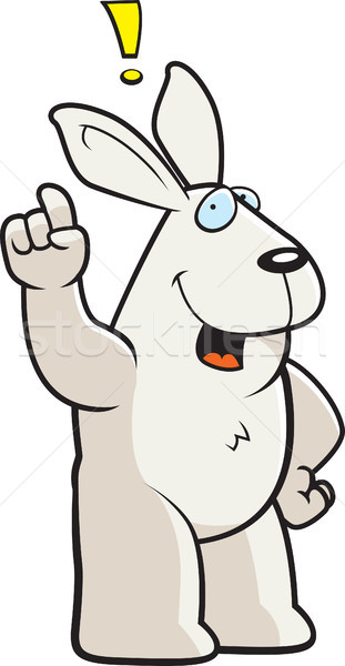 Conejo idea feliz Cartoon vacaciones animales Foto stock © cthoman
