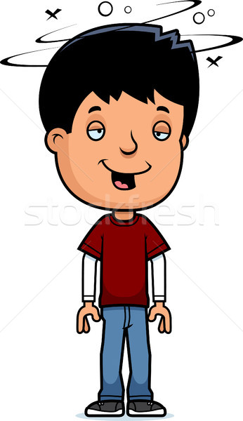 Drunk Teen Boy Stock photo © cthoman
