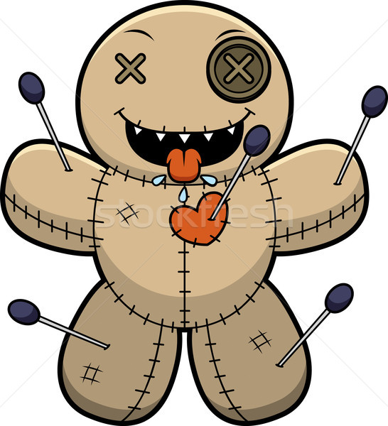 Hungry Cartoon Voodoo Doll Stock photo © cthoman