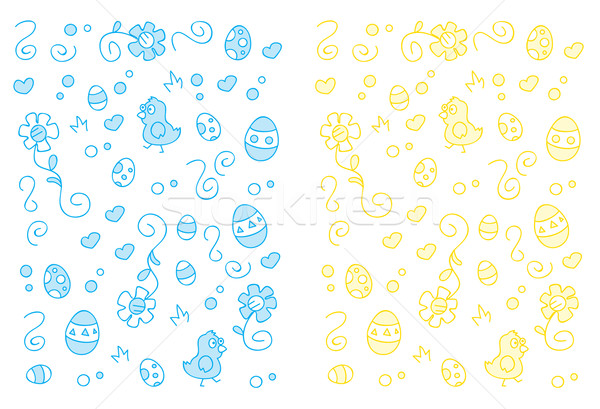 Easter Pattern Stock photo © cthoman