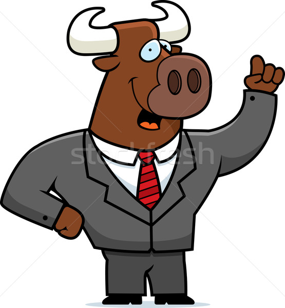 Bull Businessman Stock photo © cthoman