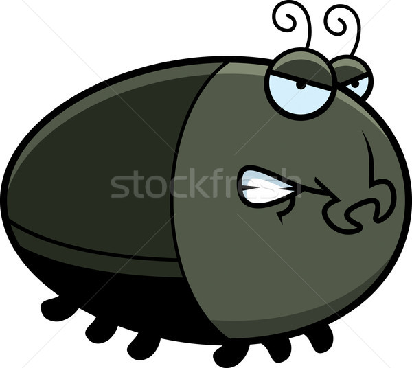 Arrabbiato cartoon scarabeo illustrazione Foto d'archivio © cthoman