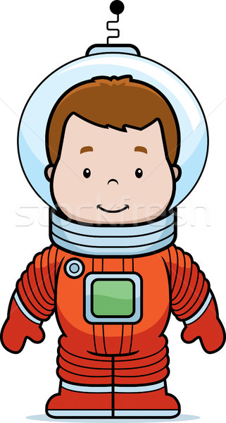 Cartoon Astronaut Boy Stock photo © cthoman