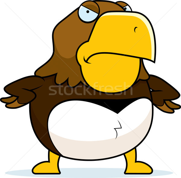 сердиться Cartoon ястреб орел животного Сток-фото © cthoman