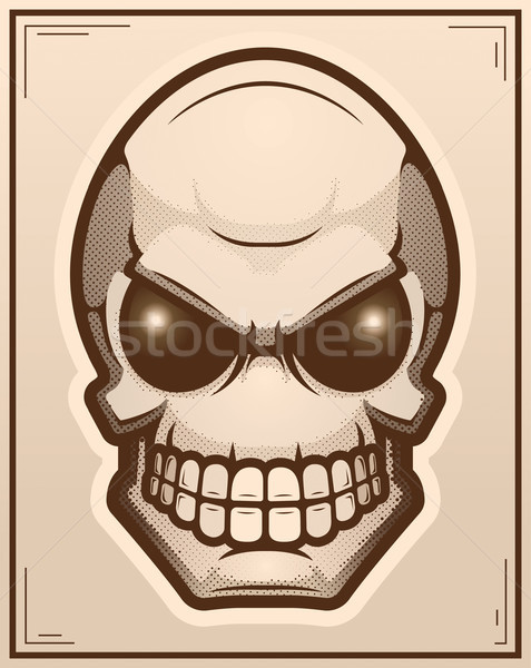 Alien Poster Illustration Stock photo © cthoman