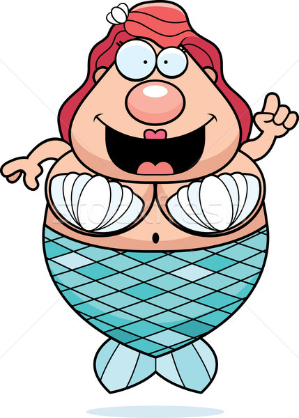 Cartoon Mermaid Idea Stock photo © cthoman