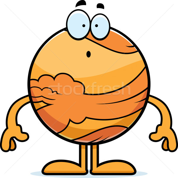 Surprised Cartoon Venus Stock photo © cthoman
