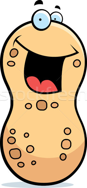ピーナッツ 笑みを浮かべて 漫画 シェル 幸せ 食品 ストックフォト © cthoman
