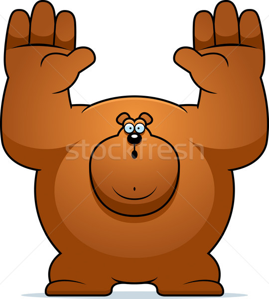 Cartoon Bear Surrender Stock photo © cthoman
