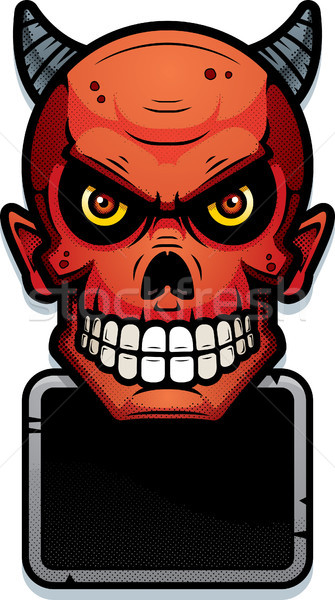 Devil Sign Illustration Stock photo © cthoman