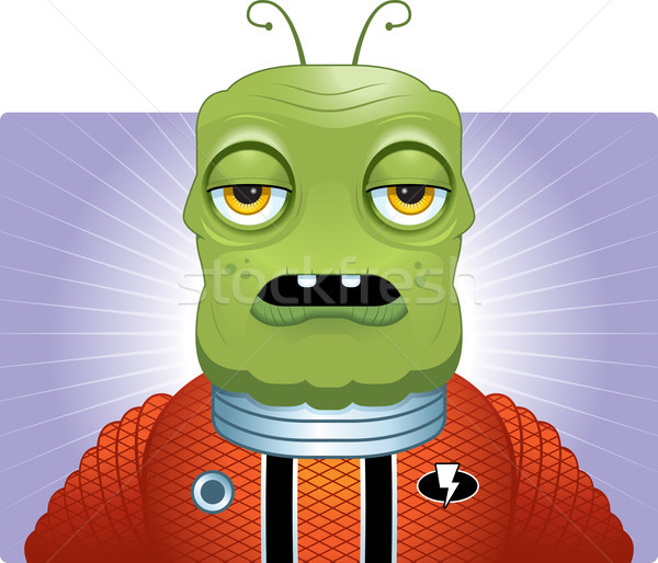 Desenho Animado Verde De Aquarela Com Personagem De Ufo Alienígena Com  Antena Ilustração Stock - Ilustração de homem, monstro: 236876280