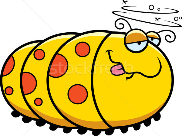 Cartoon Drunk Caterpillar Stock photo © cthoman