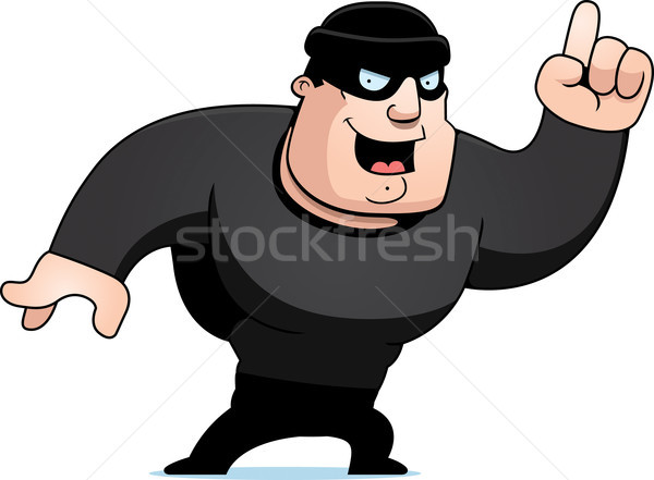 Cartoon Burglar Idea Stock photo © cthoman