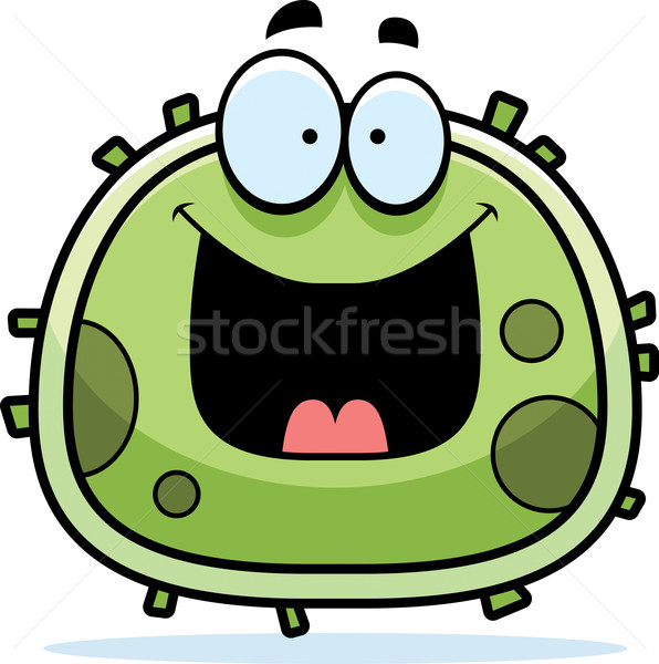 Boldog bacilus rajz illusztráció néz egészség Stock fotó © cthoman