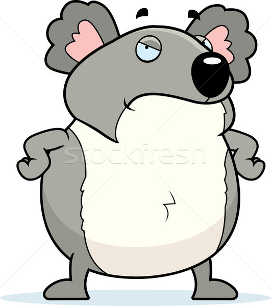 сердиться Koala Cartoon несут Сток-фото © cthoman