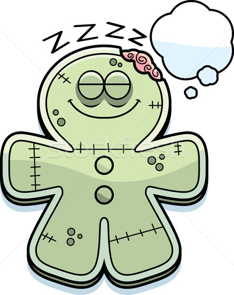 Cartoon пряничный зомби иллюстрация десерта Сток-фото © cthoman