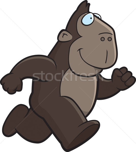 Ape Running Stock photo © cthoman