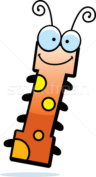 Cartoon Letter I Bug Stock photo © cthoman