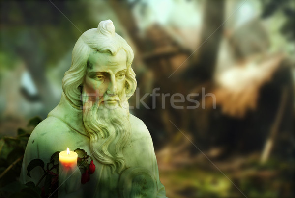 Saintly statue Stock photo © curaphotography