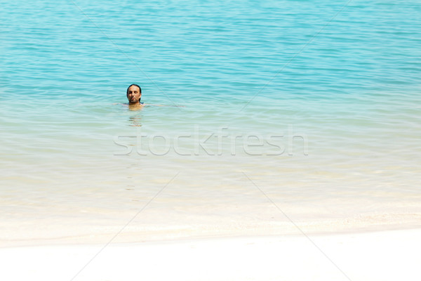 Man in water Stock photo © curaphotography