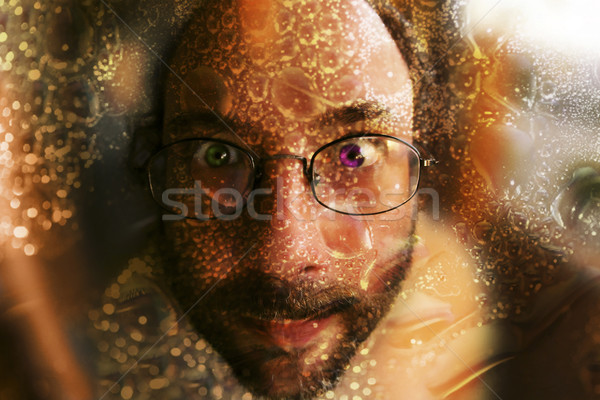 photo of man with glasses  Stock photo © curaphotography