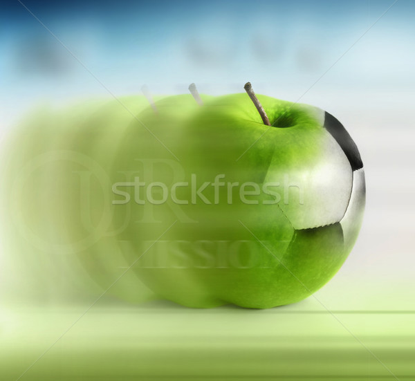 Apple to Soccer Stock photo © curaphotography